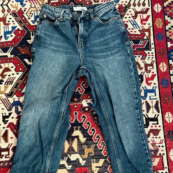 Topshop Mom Cut Jeans (W: 25; L: 30) - Picture 1 of 3